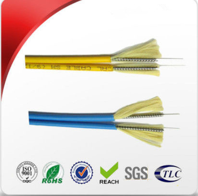 Kabel Fiber Optic Aerial Pra Terminated Diameter Disesuaikan Untuk Instalasi Dalam Ruangan