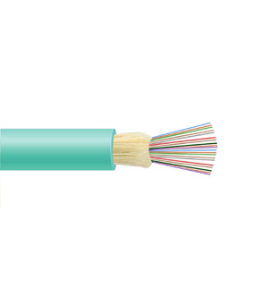 Penggunaan dalam ruangan MTP/MPO kabel baja berlapis serat optik single sheath mikro 2-core ke 24-core