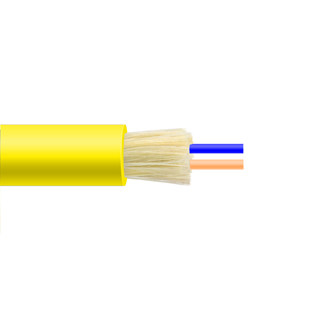 Kabel Flexible Round Jacket Duplex Fiber Optic Patch untuk Data Center dengan Densitas Tinggi dan Aplikasi Switching