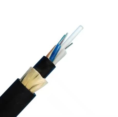 ADSS Single Mode Self-Supporting 24 Core Fiber Optic Cable G652D Untuk Aerial