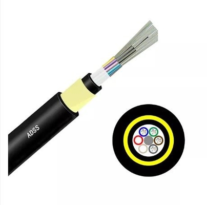 Outdoor 12 24 32 48 72 96 144 Kabel Komunikasi Inti Adss G652d Kabel Serat Optik
