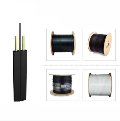 2/ 4 Core FTTH LSZH Fiber Optic Cable Indoor Single-Mode Drop Cable