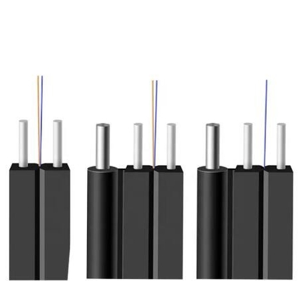 Fiber Optic 4 Core 2km FTTH DROP CABLE Mode tunggal Fiber Optic Cable