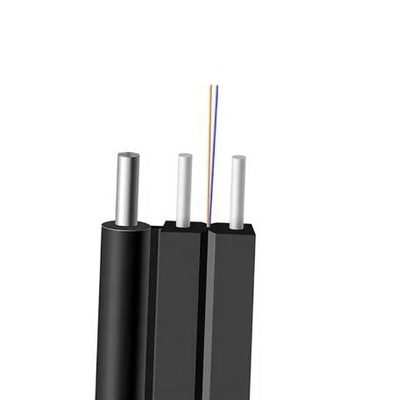 Self-supporting 2 Core FTTH Indoor Outdoor Fiber Optic Drop Cable