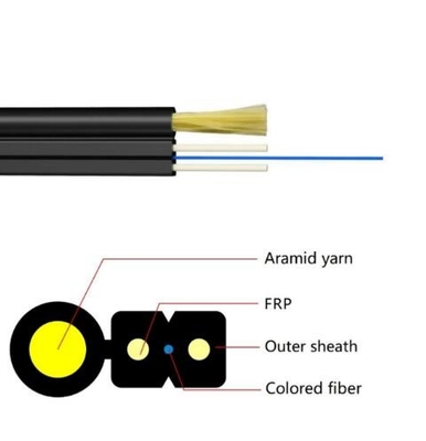 Kabel FTTH Drop 1 CORE G657A2 G657A1 Kabel Serat Optik