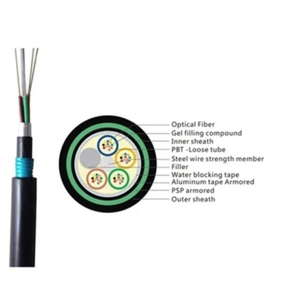 Direct Burial 24 Core Fiber Optic Cable 1km Harga Direct Burial Fiber Optic Cable