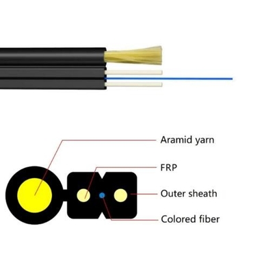 Kabel FTTH Drop 1fo G657A Kabel Serat Optik
