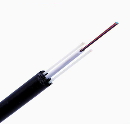 2-12 Core Uni-Loose Tube Parlel Wires Kabel optik Cst Serat optik
