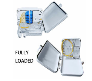 12 Inti FTTH Fiber Optic Distribution Box Bentuk Bulat Bahan Kawat Desain