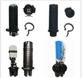 Kapasitas peralatan tipe kubah 144 serat inti Outdoor Joint Closure Duct Mounting ISO Disetujui