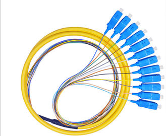 Pengulangan Yang Baik Serat Optik Pigtail Untuk Konektor Kabel Optik SC / UPC