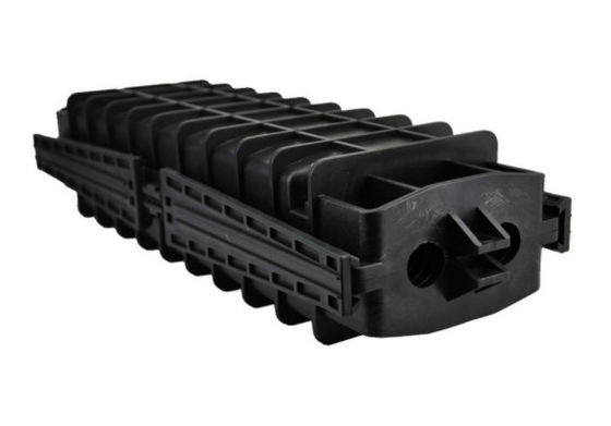 Ringan Fiber Optic Joint Enclosure 16mm Port Diameter warna hitam tipe horizontal harga pabrik