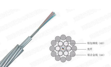 OPGW-aliminum alloy wire Central aluminium clading unit optik stainless steel
