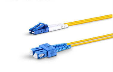 SC -LC Patch Cord, Fiber Patch Cables 2.00mm diameter bahan PVC pabrik Konsentrisitas Tinggi