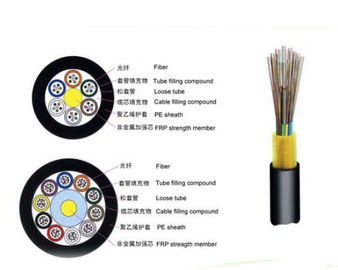 Networking ADSS Fiber Optic Cable PE Sheath Loose Tube Dengan Anggota Penguat Non Logam