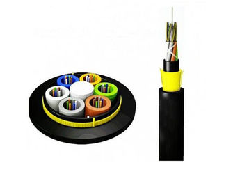 Non-Metal 12 Cores ADSS Fiber Optic Cable Aerial Self Supporting untuk Telekomunikasi Tenaga Listrik