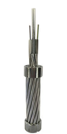 48 Core OPGW Fiber Optic Cable aluminium clad-steel Cladding Coating Concentricity Error