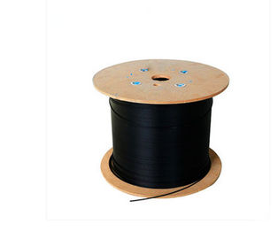Jaket LSZH / PVC 1 2 4 Core Single Mode GJXH Flex Instalasi Mudah Tahan Lama FTTH Drop Cable