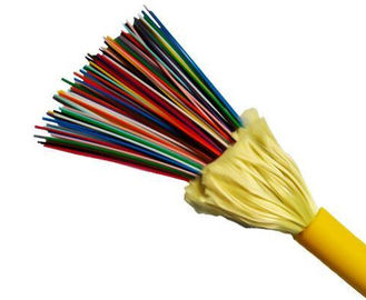 4 Core Multimode Multi Strand Fiber Optic Cable Ketat Buffer Fiber Design
