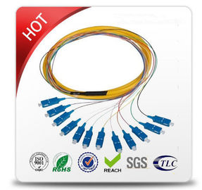 sc sc kabel patch Single Mode kabel serat optik patch 10 m panjang bahan PVC Jaket Luar diameter 3.0 MM