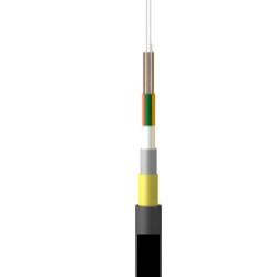 All Dielectric Self Support 24 Core Fiber Optic Cable ADSS Tidak Ada Bahan Logam Dalam Strukturnya