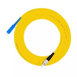 FC UPC Ke SC UPC Simplex 3.0mm PVC Single Mode Kabel Fiber Patch, Kabel Jumper Fiber Patch