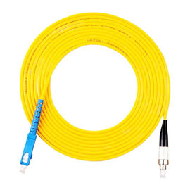 FC UPC Ke SC UPC Simplex 3.0mm PVC Single Mode Kabel Fiber Patch, Kabel Jumper Fiber Patch