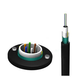 GYXTW Central Loose Tube Fiber Optic Cable Kekuatan tinggi Hidrolisis tahan dengan PE lapisan luar