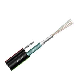 GYXTC8S Self - Support Kabel Serat Optik Lapis Baja Luar Ruangan 12 Inti Gambar 8 Tipe untuk Saluran atau Udara