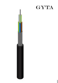 GYTA/GYTA53 Stranded Outdoor Fiber Optic Cable Steel Wire Metallic Memperkuat Anggota dengan model Tunggal