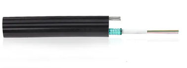 12 Core Fiber Optic Cable Warna Hitam Kabel Udara Self Supporting Merek TW-SCIE