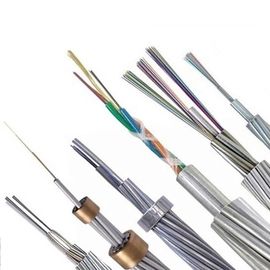 60 Core OPGW Optical Ground Wire Outdoor Aerial Fiber Optic Cable double layer stranded OPGW