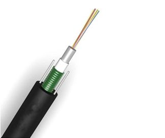 kabel serat optik lapis baja corning Black Outer Sheath GYXTW jenis pabrik telekomunikasi listrik