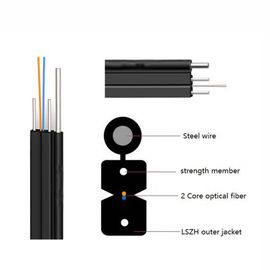 GJYXCH FTTH Outdoor Self Supporting Drop Cable 1 Core Single Mode Figure 8 Fiber Optic Cable