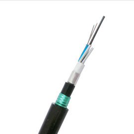 2-288 Serat Kabel Serat Optik Lapis Baja GYTS53 Tabung Longgar Terdampar Langsung Terkubur