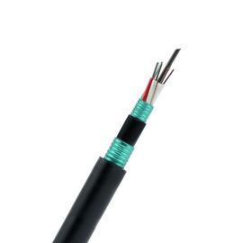72 Cores Kabel Serat Optik Lapis Baja GYTS53 Kabel Lapis Baja Tabung Longgar Terdampar Langsung Terdampar