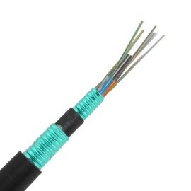 144 Cores Kabel Serat Optik Lapis Baja GYTS53 Kabel Lapis Baja Tabung Terdampar Langsung Terdampar