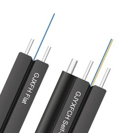 Kabel Drop Indoor Luar FTTH GJYXCH / GJYXFCH Kabel Serat Optik Untuk Jaringan Rumah
