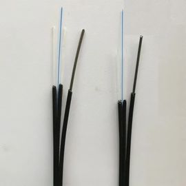 Ringan Tahan Air LSZH/PVC Jaket Jaringan FTTH Kabel Jatuhkan Dalam Ruangan
