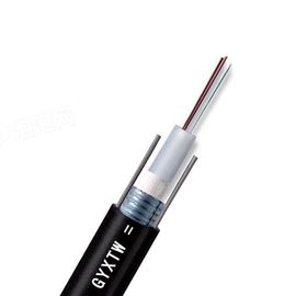 8.9mm Cable Diameter GYXTW 12 Core G652D Central Loose Tube Outdoor Aerial and Duct Fiber Optic Cable Wire dengan Jacket PE