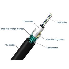 GYXTW 20 Core Single Mode Central Loose Tube Outdoor Aerial dan Duct Optical Cable Wire