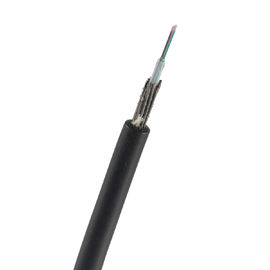 OEM GYXTY 8 Core Central Loose Tube PE Outer Sheath Outdoor Aerial dan Duct Kabel Serat Optik SM