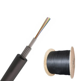 OEM GYXTY 8 Core Central Loose Tube PE Outer Sheath Outdoor Aerial dan Duct Kabel Serat Optik SM