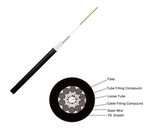 GYXTY 10 Core Central Loose Tube Outdoor Aerial And Duct Single Mode Optical Fiber Cable