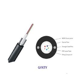 GYXTY SM Central Loose Tube Outdoor Aerial and Duct 2-24 Core Fiber Optic Cable Produsen