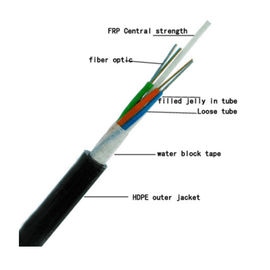Kabel Serat Optik Luar Ruangan FRP 122-144 inti GYFTY G652D