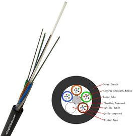 Kabel Serat Optik Udara Non Logam OEM 2 - 288 Jumlah Serat Inti Dengan Pengisi Senyawa Pengisi
