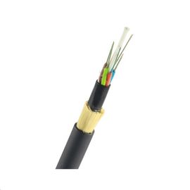 Black PE Outer Sheath Color Self Supporting ADSS 24 Core Fiber Optic Cable