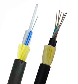 All-Dielectric Self-Supporting Outdoor Aerial ADSS 48 Core Fiber Optic Cable Rentang 100-1000m