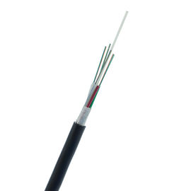 Kabel Fiber Optic GYFTY Tabung Longgar Non - Metalik &amp; Non - Lapis Baja 2 Inti